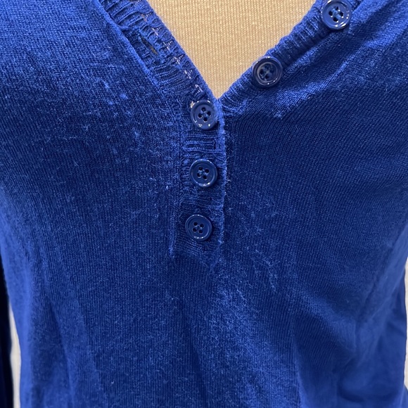 Long Tall Sally royal blue sweater, XS - Picture 4 of 6